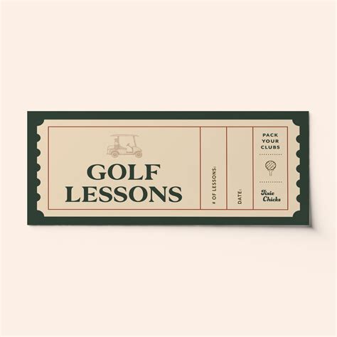 golf discount vouchers for lessons