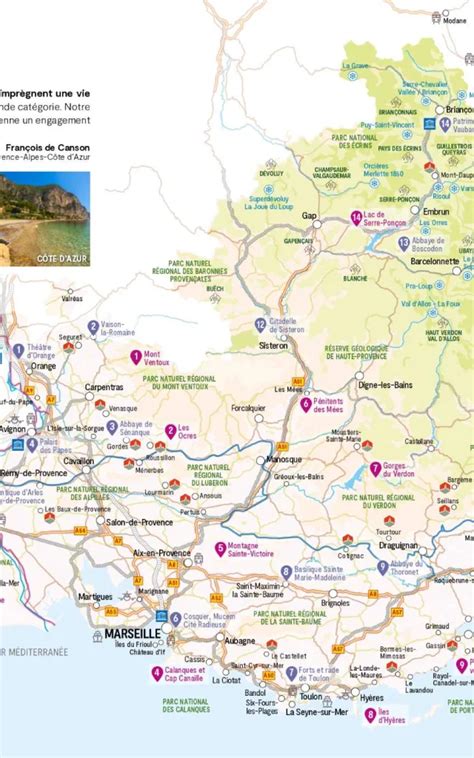 CARTE des PNR PACA Bleu Tomate le mag