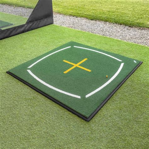 Golf Practice Mat With Markings