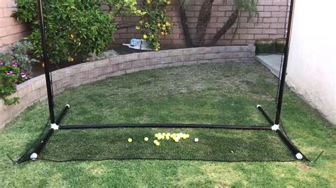 Golf Practice Net Homemade