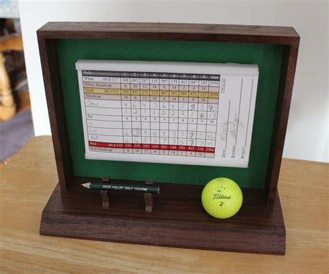 golf scorecard display
