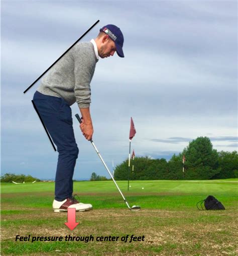 Golf Set Up For Chipping