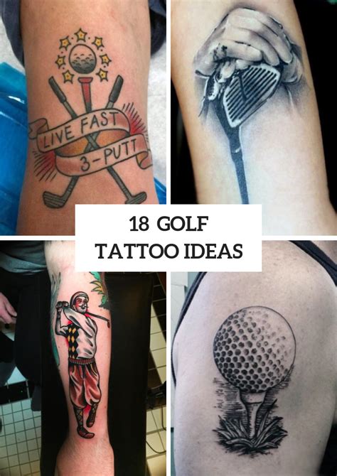 Golf Tattoos Designs