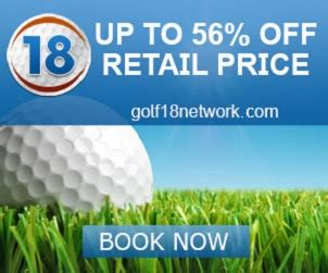 golf tee time booking discount