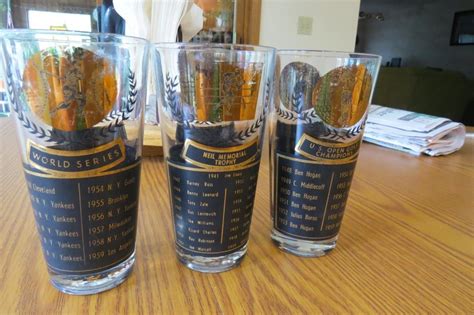 Golf Themed Drinking Glasses