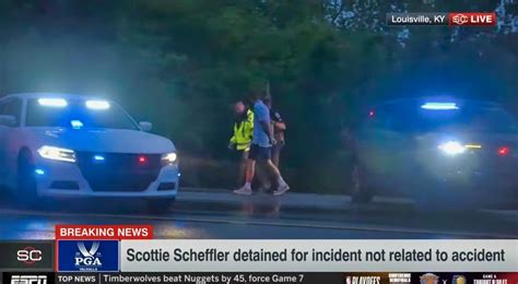 golfer scottie scheffler arrested