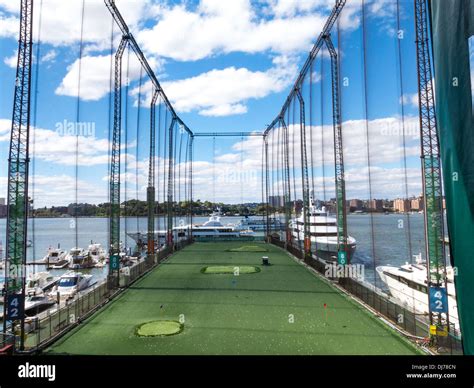 golfing at chelsea piers