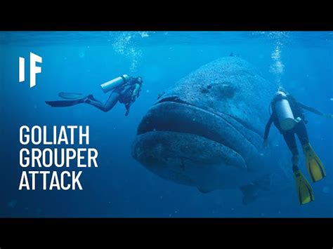 goliath grouper size to human