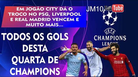 gols champions league hoje