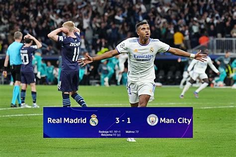 gols de manchester city x real madrid