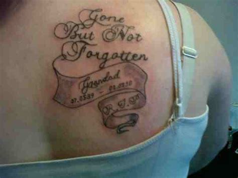 gone but not forgotten tattoo