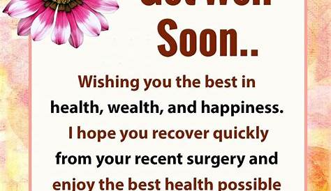 The Best Get Well Wishes for a Speedy Recovery - Someone Sent You A