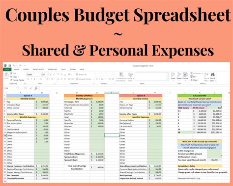 good budget programs for couples