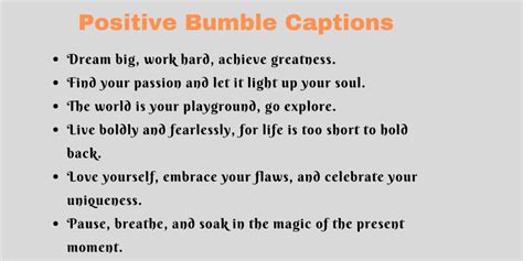 Good Captions For Bumble