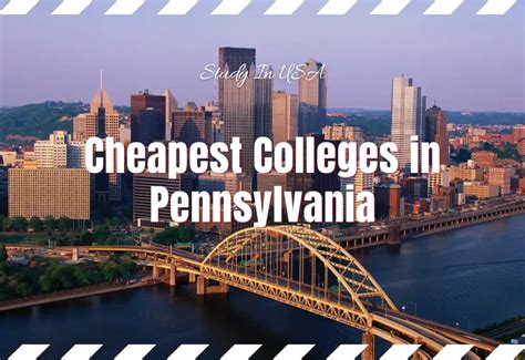 good cheap colleges in pa