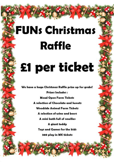 good christmas raffle prizes