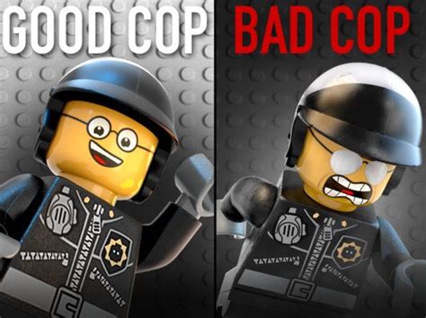 good cop bad cop lego