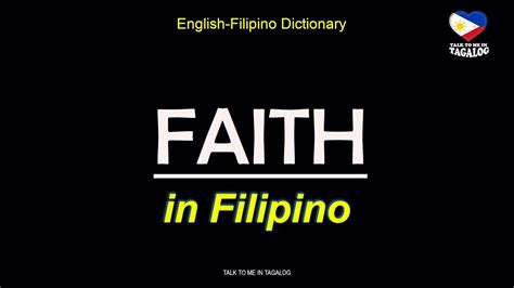 good faith in tagalog