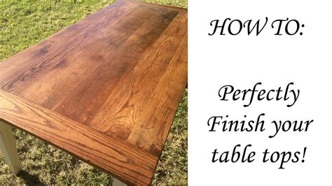 Good Finish For A Dining Table