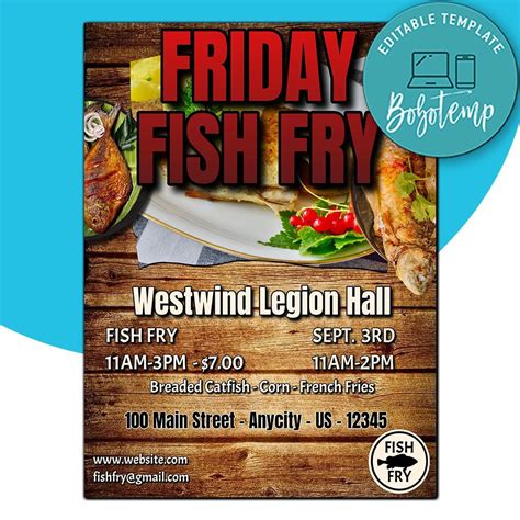 good friday fish fry flyer