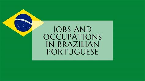 good job in brazilian portuguese