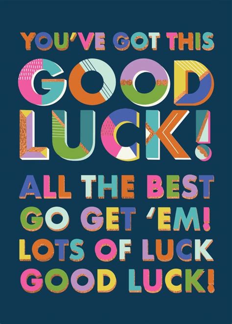 Good Luck Printable