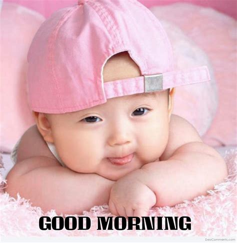 good morning cute baby