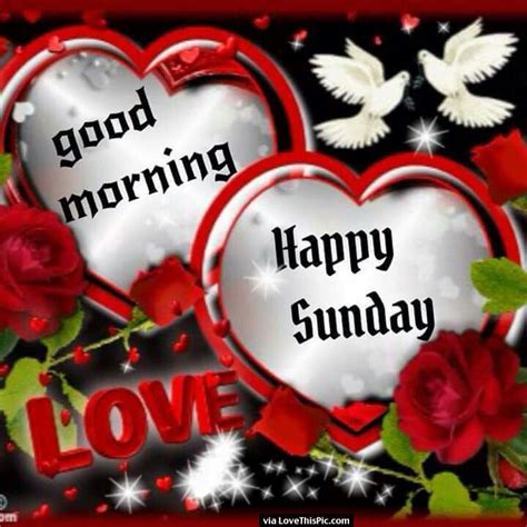 good morning happy sunday love images