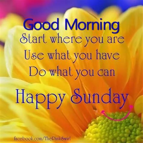 good morning happy sunday positive thoughts