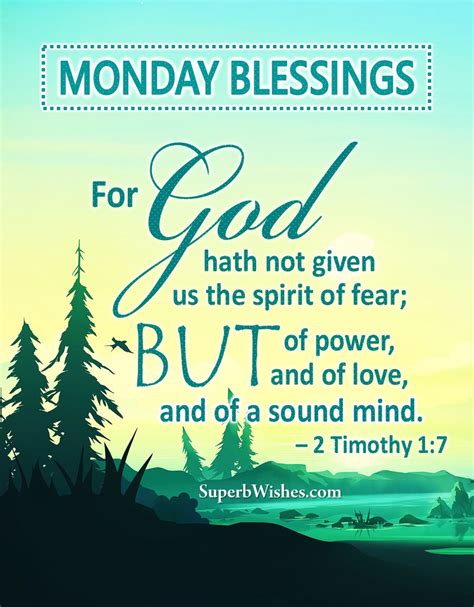 good morning monday blessings bible verses