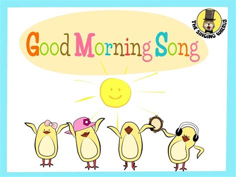 good morning song cbeebies