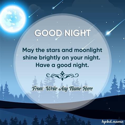 Famous Good Night Name Edit Trending