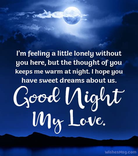 good night quotes for husband long distance