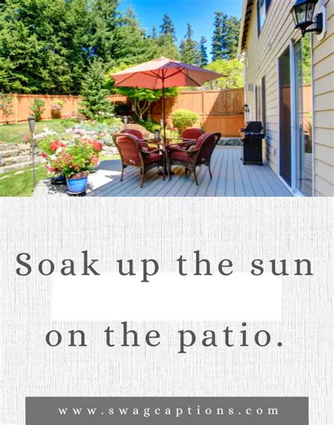Good Patio Quotes
