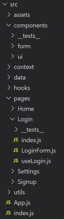 good react folder structure