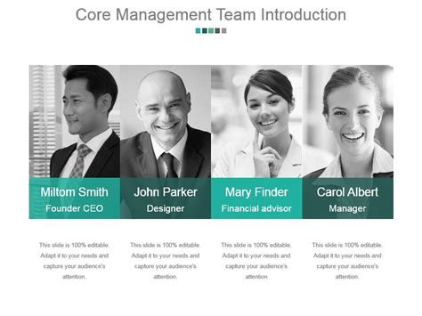 good team introduction examples