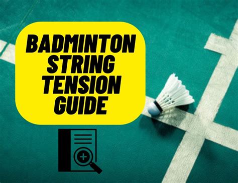 good tension for badminton racket