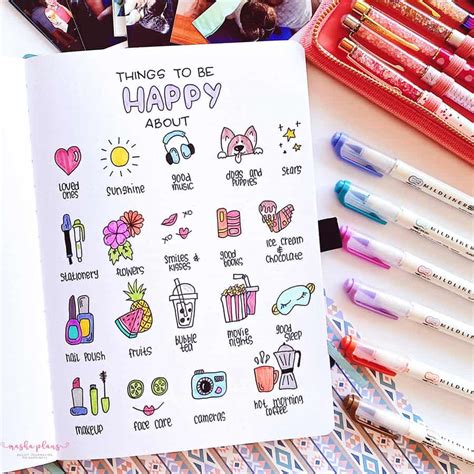 good things to write in your notebook