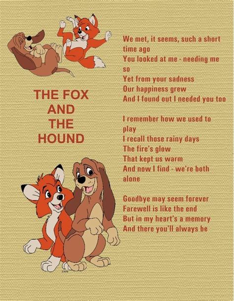 Fox And The Hound Wall Art Redbubble