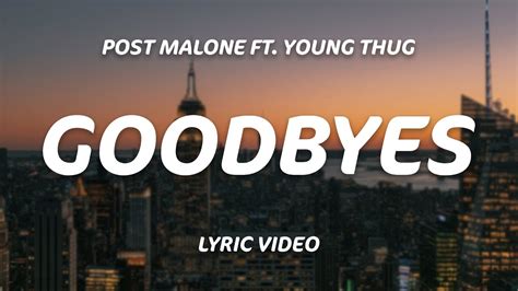 goodbyes lyrics post malone
