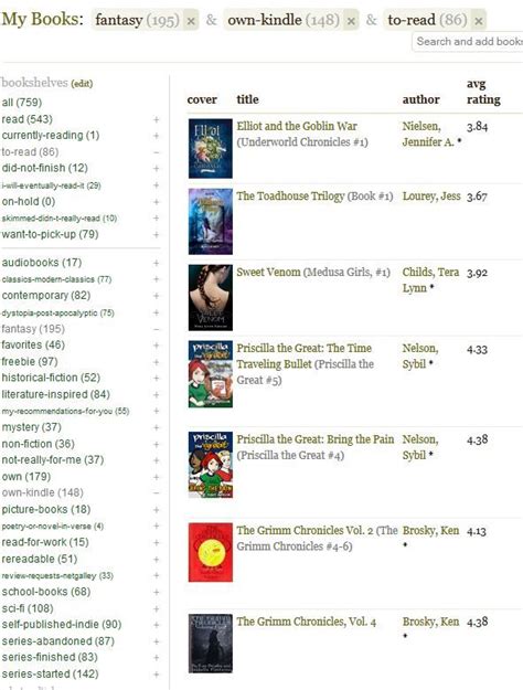 Goodreads Multiple Shelves