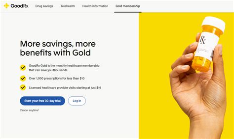 goodrx gold login