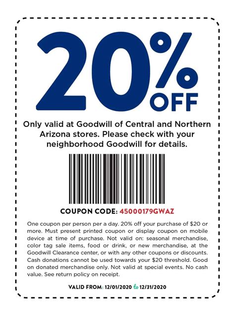 Get 20% Off At Goodwill With A Coupon