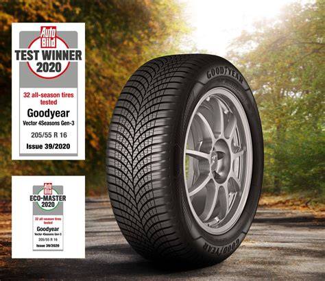 El Goodyear Vector 4Seasons Gen3 gana en un test de neumáticos todo