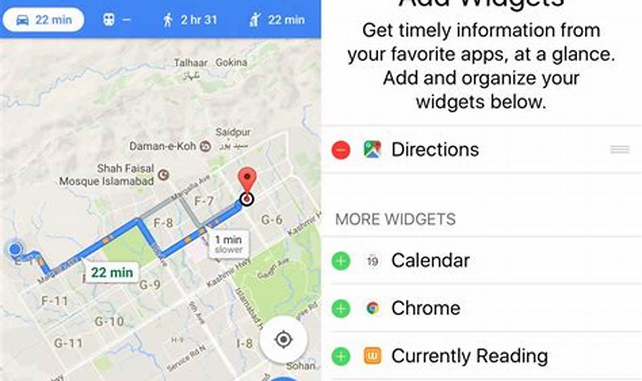 google app for driving directions