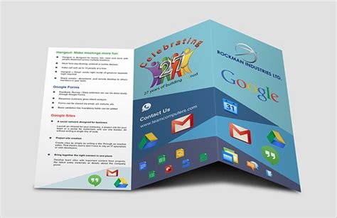 Brochure Google Docs Tri Fold Brochure Template Google Docs Google