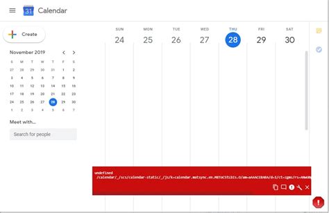 Google Calendar Events Not Showing