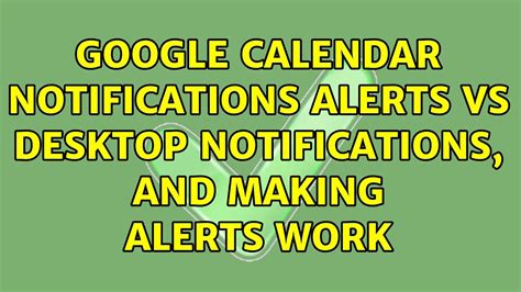 Google Calendar Notifications / Common / Firework