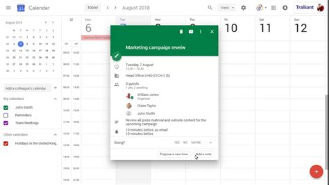 Google Calendar Suggest New Time