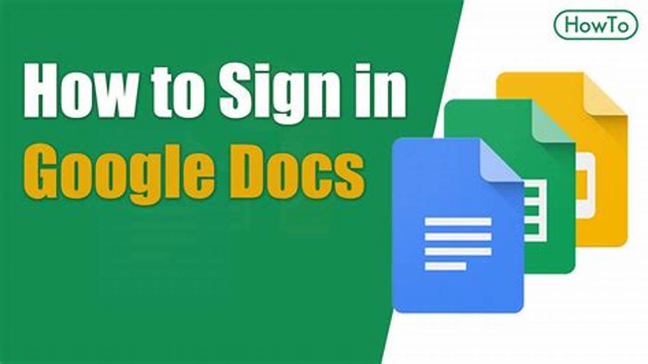 Master Google Docs Sign In: Unlocking Productivity and Collaboration